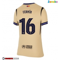 Ženske Nogometnih dresov Barcelona Fermin Lopez #16 Gostujoči 2025-26 Kratki rokavi